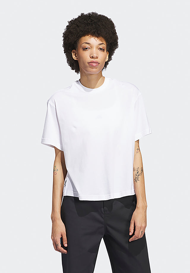 Skate Tee white Vorderansicht