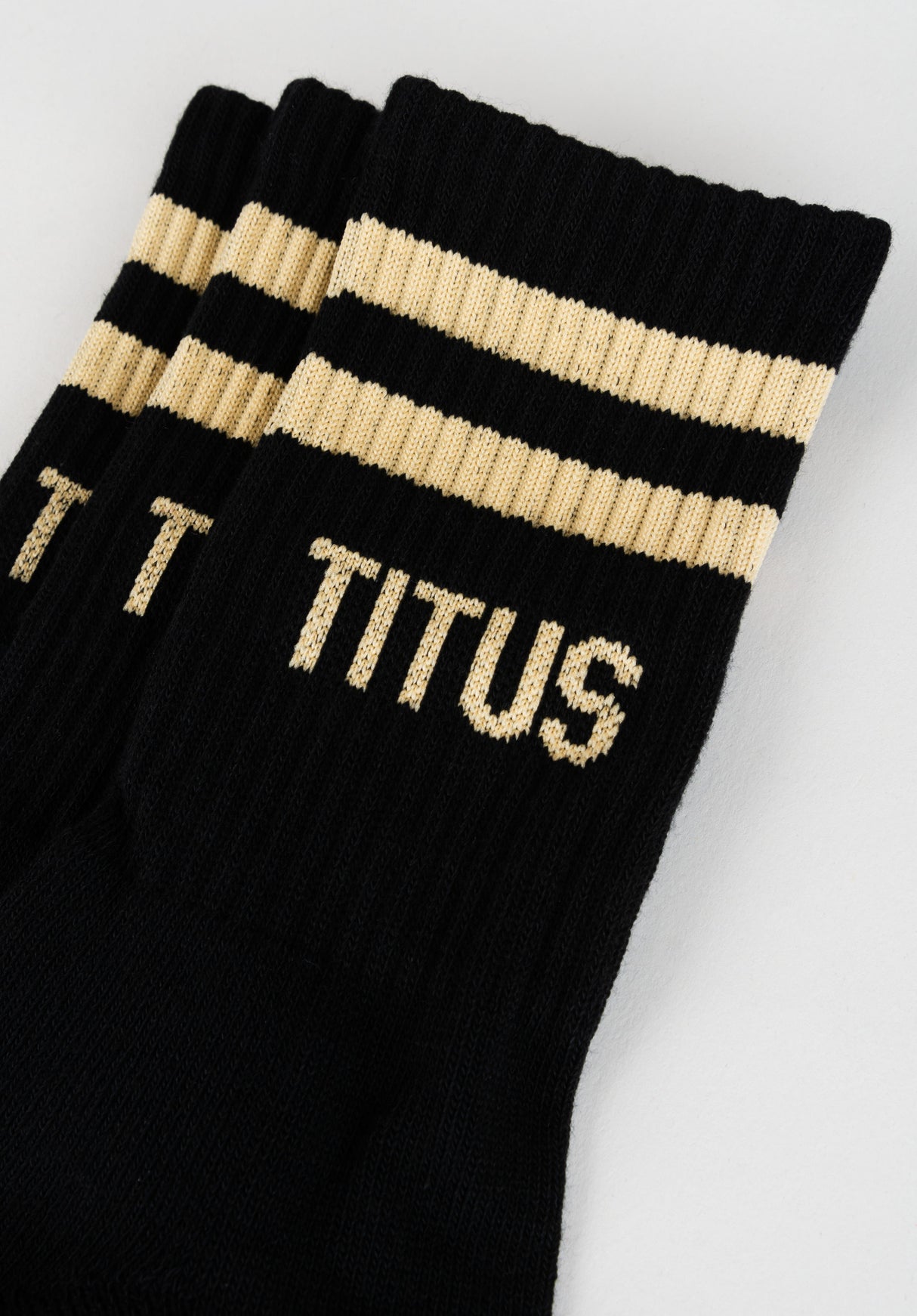 Socks 3 Pack black-yellow Rueckenansicht