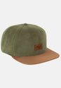 Suede 6-Panel mossgreenvelvet Vorderansicht