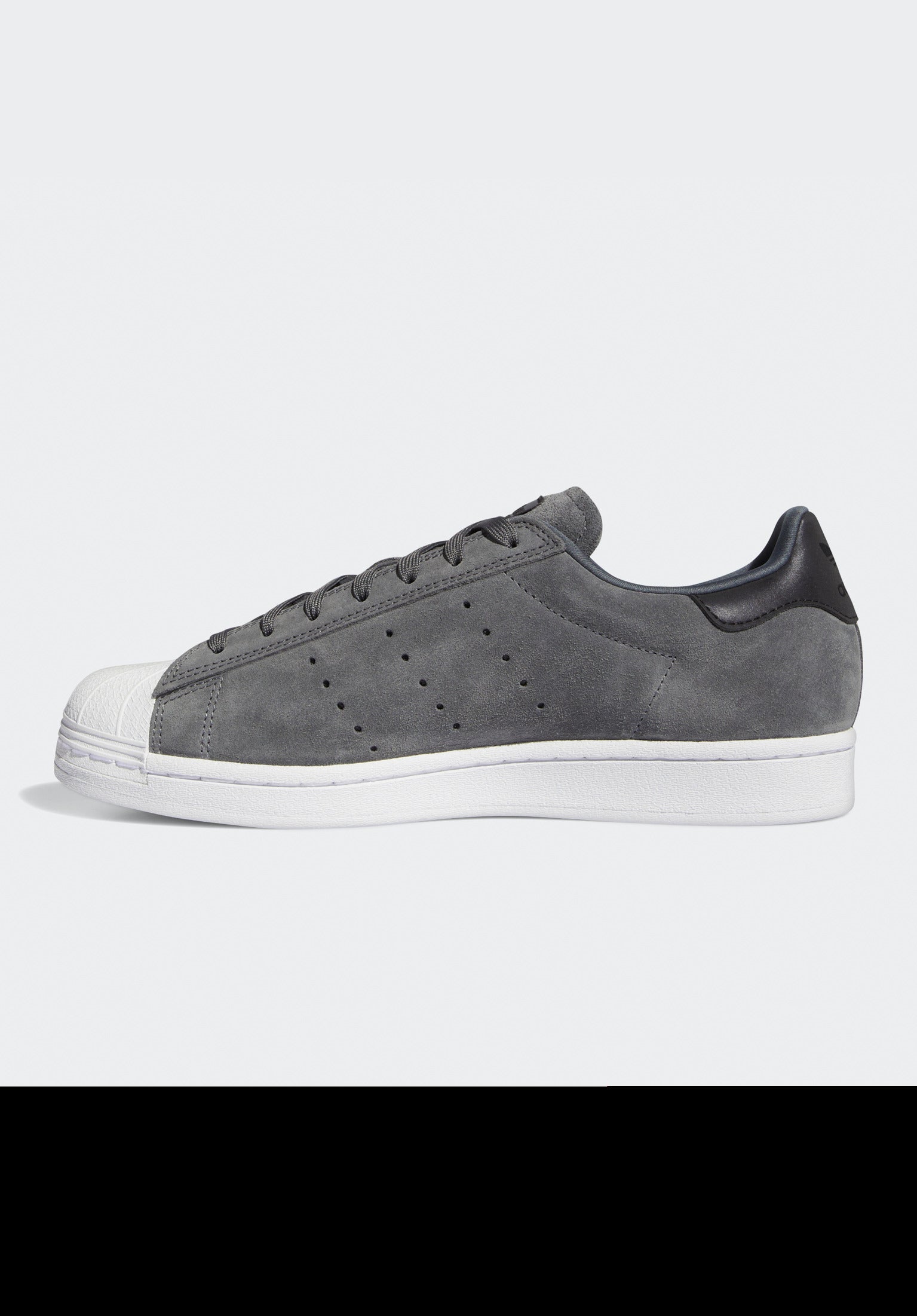 Adidas originals superstar grey and white best sale