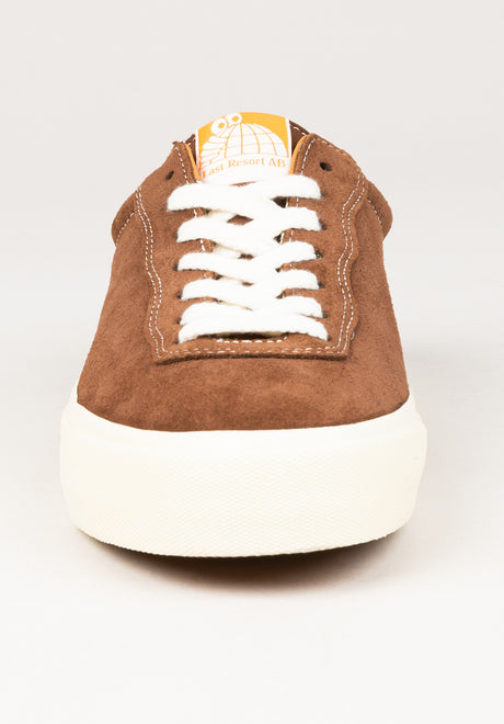 VM001 Suede Low chocbrown-white Rueckenansicht