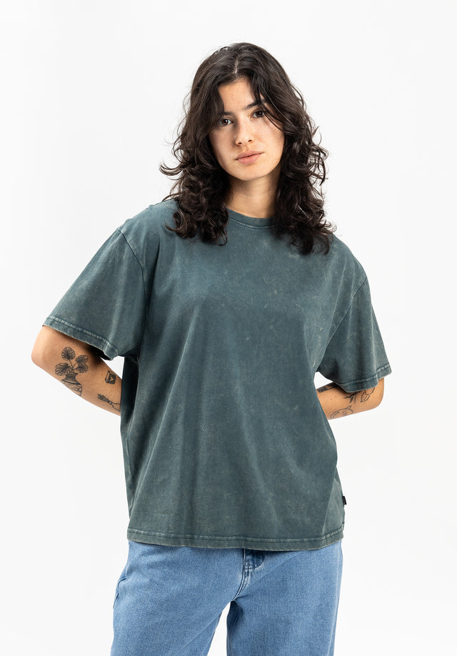 W Essential Tee bluefaded Vorderansicht