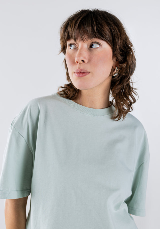 W Essential Tee mint Vorderansicht