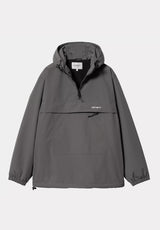 Windbreaker Pullover graphite-white Closeup1