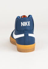 Zoom Blazer Mid navy-white-navy-gumlightbrown Seitenansicht