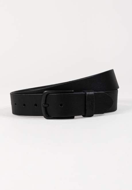 All Black Buckle Belt black Vorderansicht