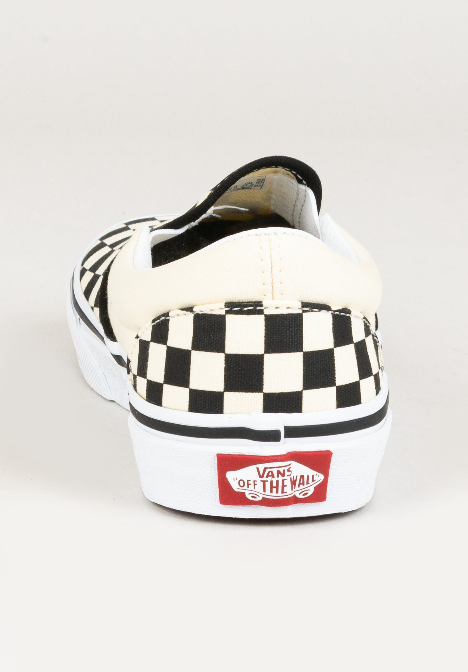 UY Classic Slip On Vans Schuh Kids in checkerboard black white fur c TITUS