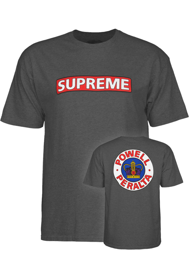 Supreme charcoal-heather Vorderansicht