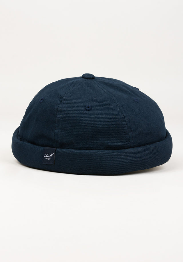 Docker Cap navy Vorderansicht