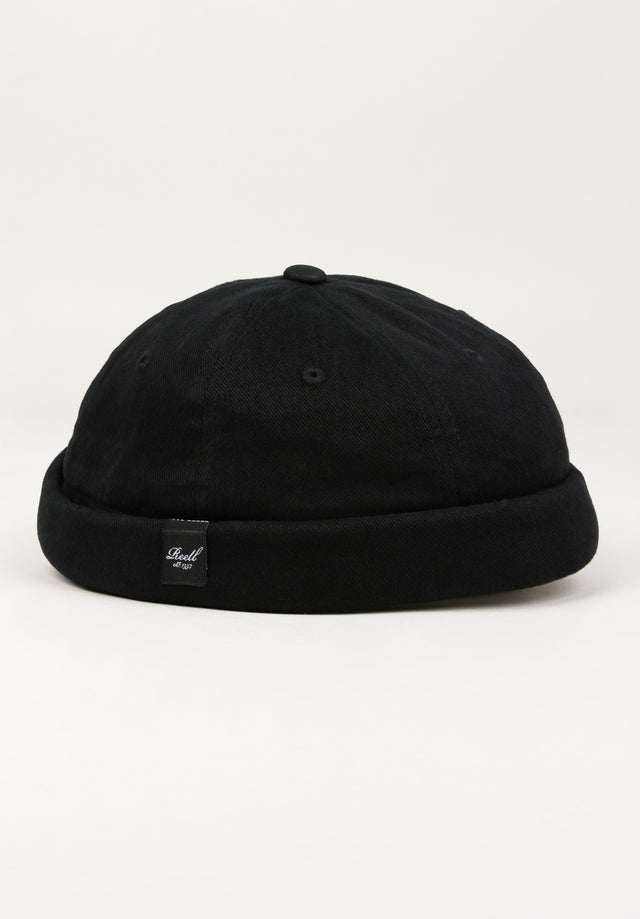 Docker Cap black Vorderansicht