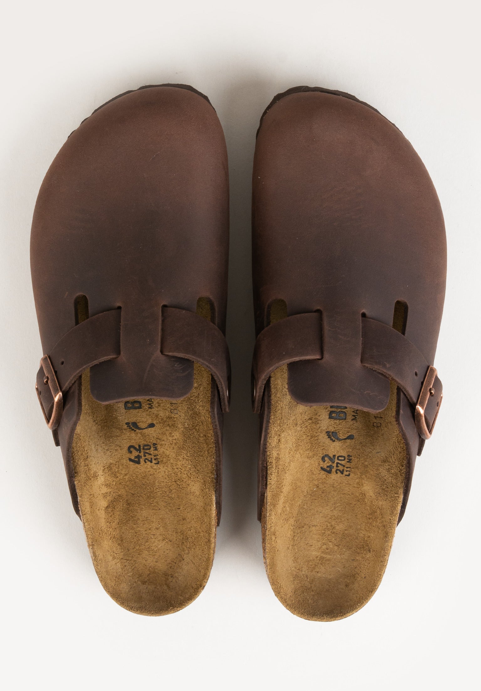 Birkenstock boston habana oiled leather on sale