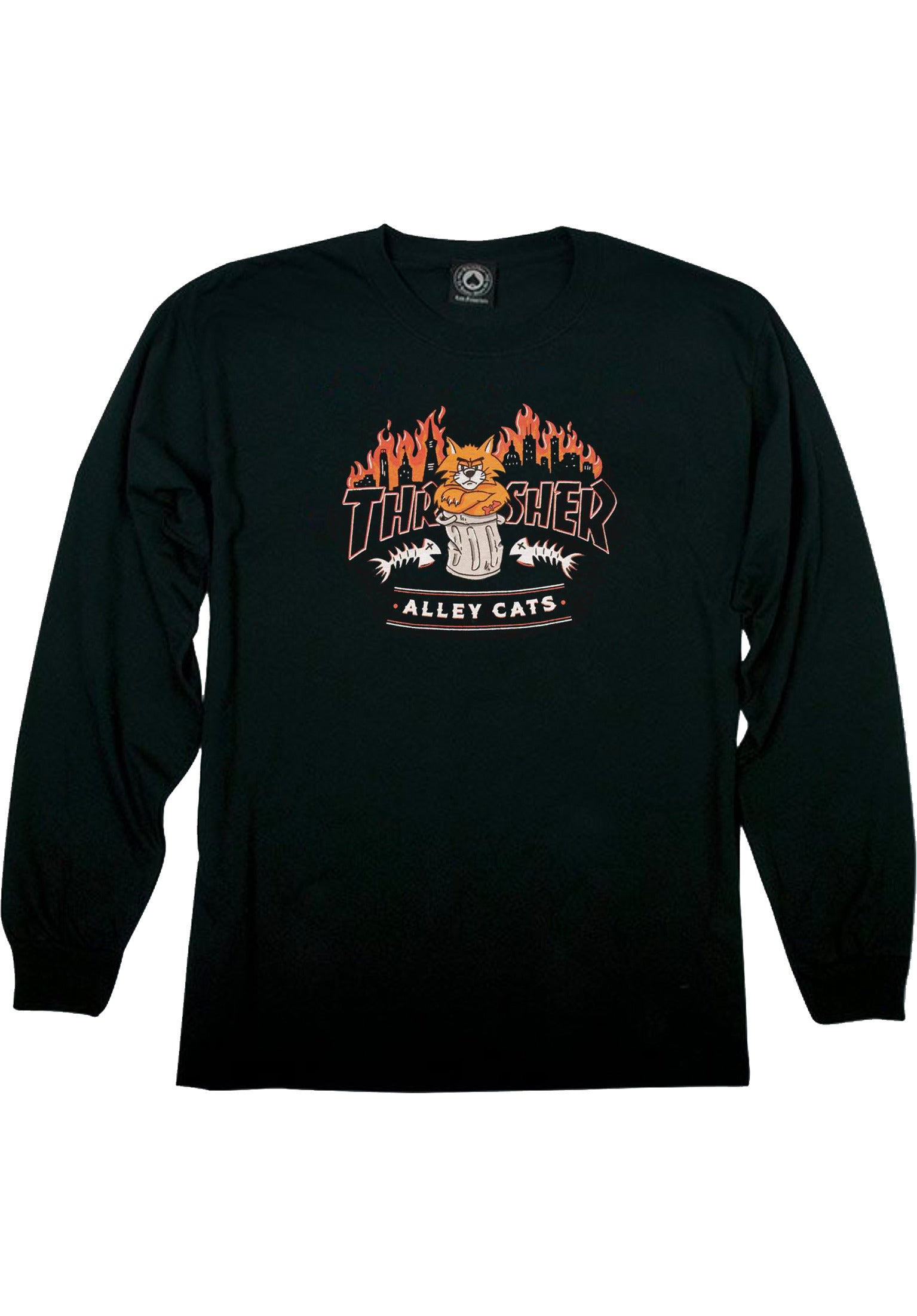 thrasher long sleeve tee